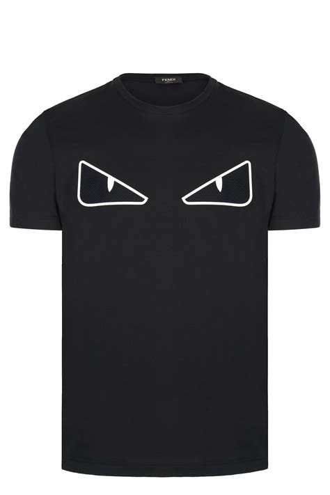 fendi t shirt blue eyes|fendi peekaboo t shirt.